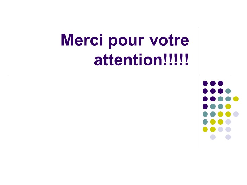 Merci pour votre attention!!!!!